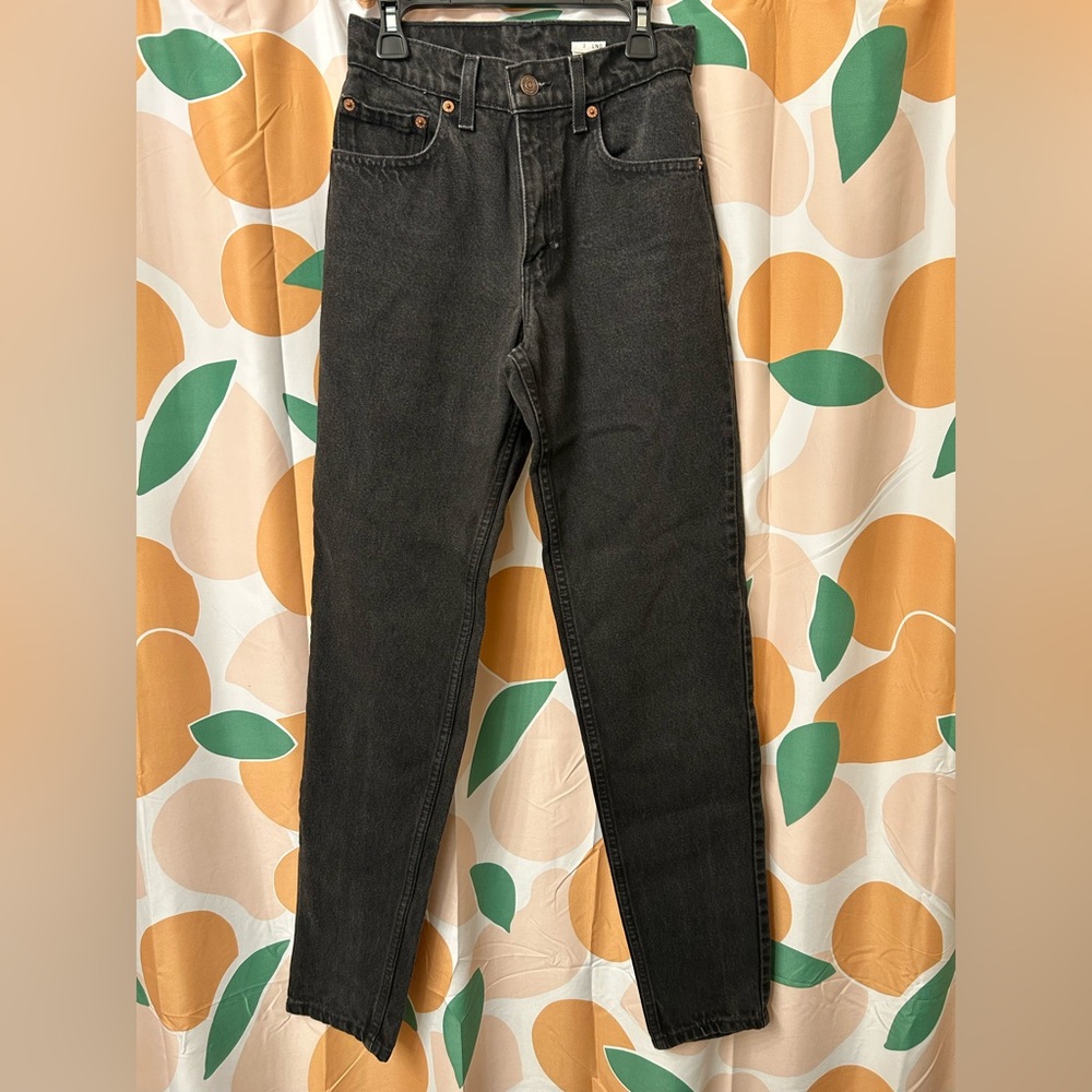Levi's Black Straight Leg Women's Jeans